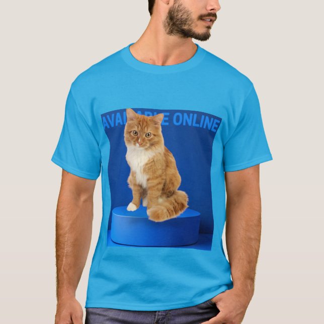 Cat Men's T-Shirt  (Front)