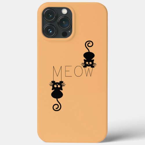 Cat Meow Cat Mom Funny Kitty Kitten  iPhone 13 Pro Max Case