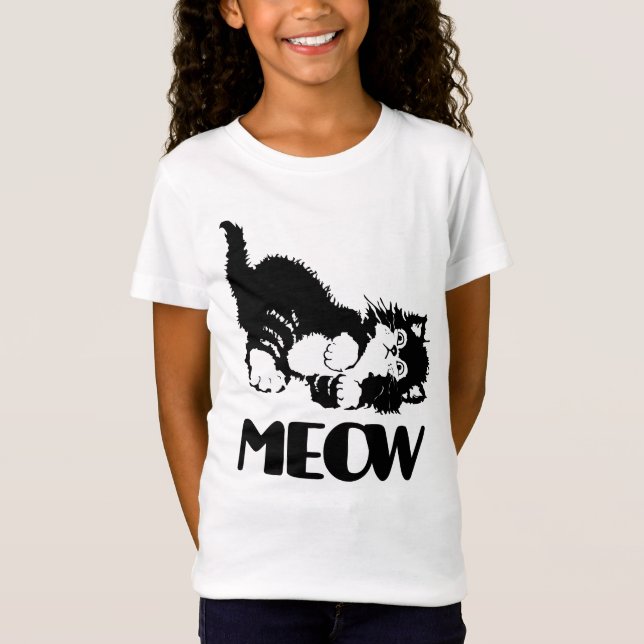 Cat Meow T-Shirt (Front)