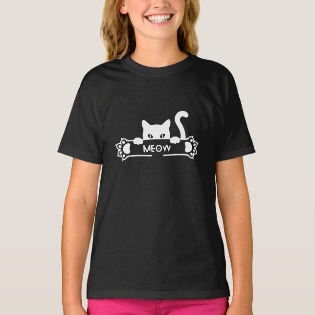 Cat Meow T-Shirt (Front)