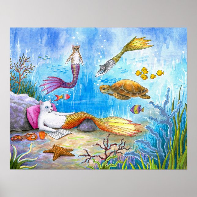 Cat mermaid 31 poster (Front)