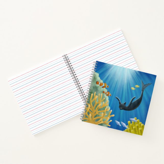 Cat Mermaid Notebook (Inside)