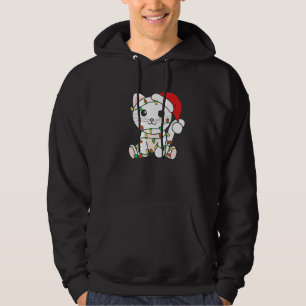 Cat Merry Christmas Winter Animals Cats Christmas  Hoodie