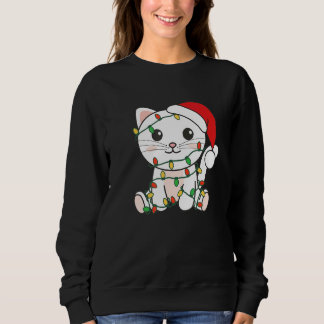 Cat Merry Christmas Winter Animals Cats Christmas Sweatshirt