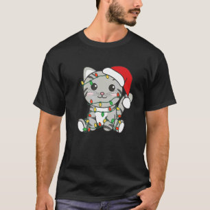 Cat Merry Christmas Winter Animals Cats Christmas  T-Shirt