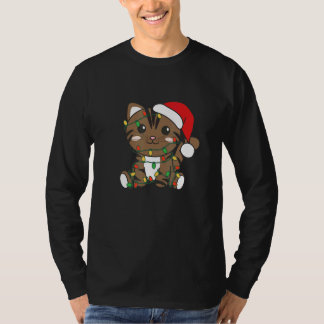 Cat Merry Christmas Winter Animals Cats Christmas T-Shirt