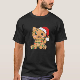 Cat Merry Christmas Winter Animals Cats Christmas  T-Shirt