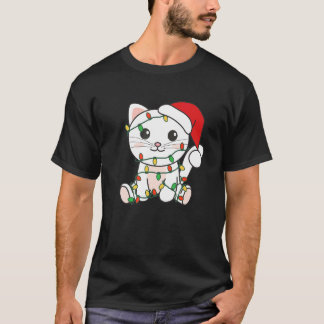 Cat Merry Christmas Winter Animals Cats Christmas T-Shirt