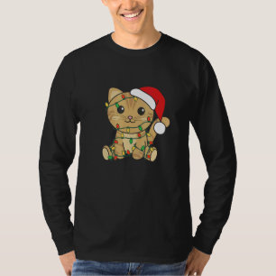 Cat Merry Christmas Winter Animals Cats Christmas  T-Shirt