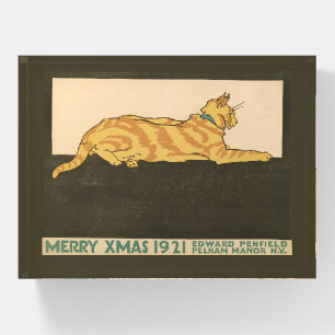 Cat Merry Xmas, 1921 Paperweight