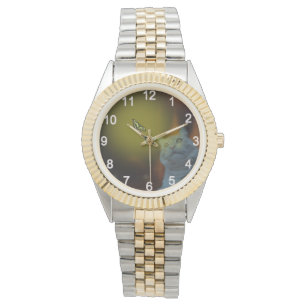 Cat Mesmerized By Butterfly, Unisex Wristwatch