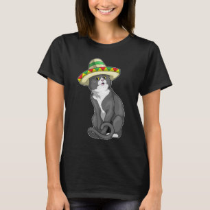 Cat Mexican hat T-Shirt
