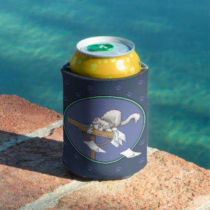 Cat mischief pattern can cooler