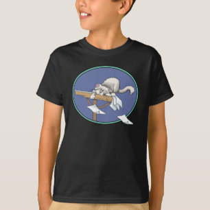 Cat mischief pattern T-Shirt
