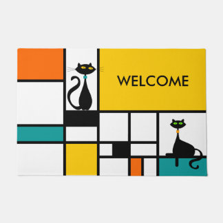 Cat - Modern Art Doormat