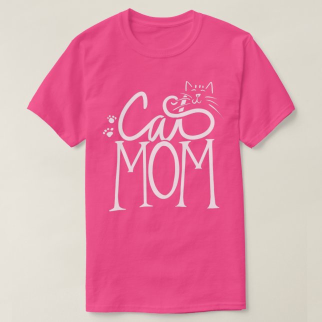 Cat Mom14 T-Shirt (Design Front)