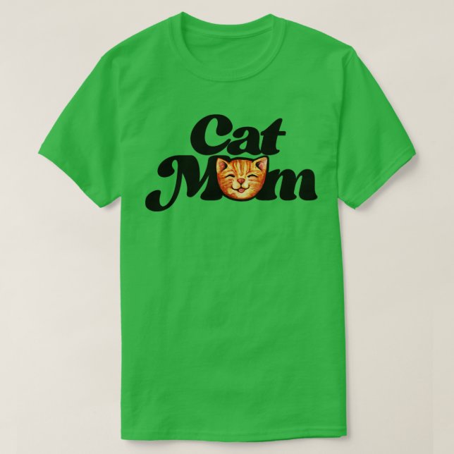 Cat Mom9 T-Shirt (Design Front)