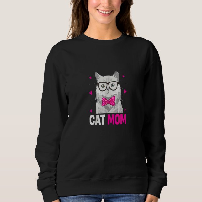 Cat Mom 2 Sweatshirt (Front)