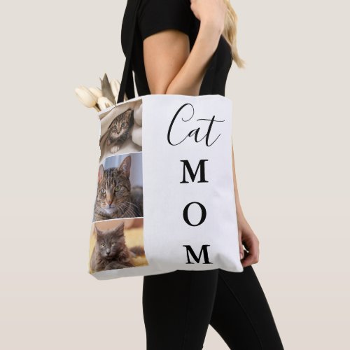 Cat Mom 3 Photo  Tote Bag