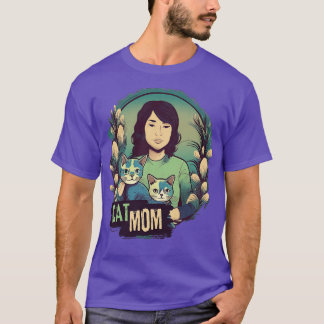 Cat Mom 4 T-Shirt