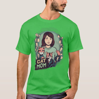 Cat Mom 6 T-Shirt