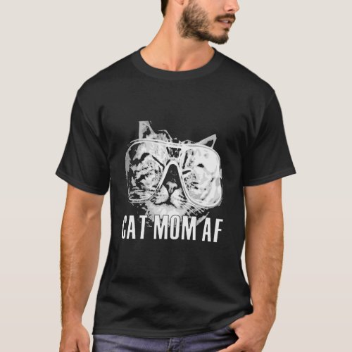 Cat Mom Af Hoodie T_Shirt