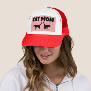 CAT MOM BALL CAPS RED HATS