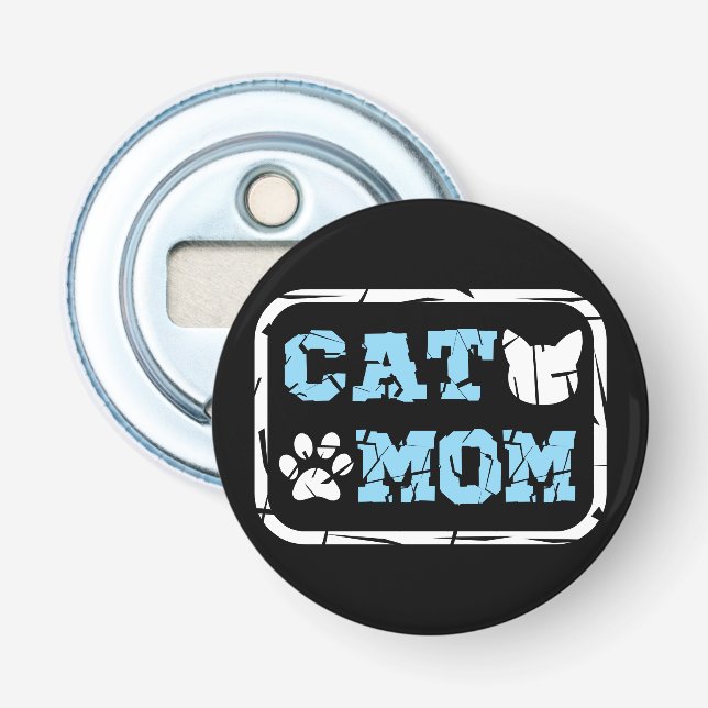 Cat Mom Bottle Opener (Front)