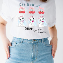 Cat Mom Bride Squad Bridal Shower Bachelorette