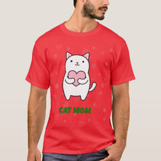 Cat Mom By LAMAJ T-Shirt