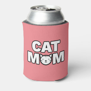CAT MOM Can Cooler (Pink)