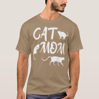 Cat Mom  Cars Lover  Cat Mom  T-Shirt