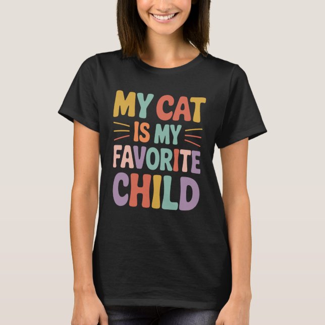 Cat Mom Cat Dad T-Shirt (Front)