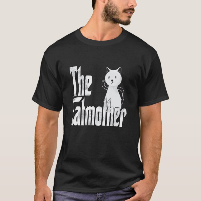 Cat Mom Catmother Crazy Cute Cat Mother Kitty Momm T-Shirt (Front)