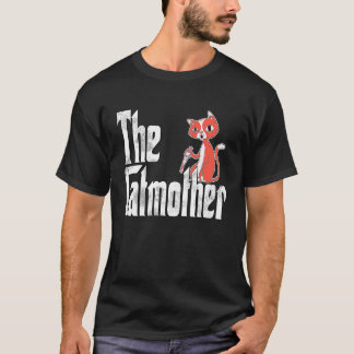 Cat Mom Catmother Crazy Knife Cat Mother Kitty Mom T-Shirt