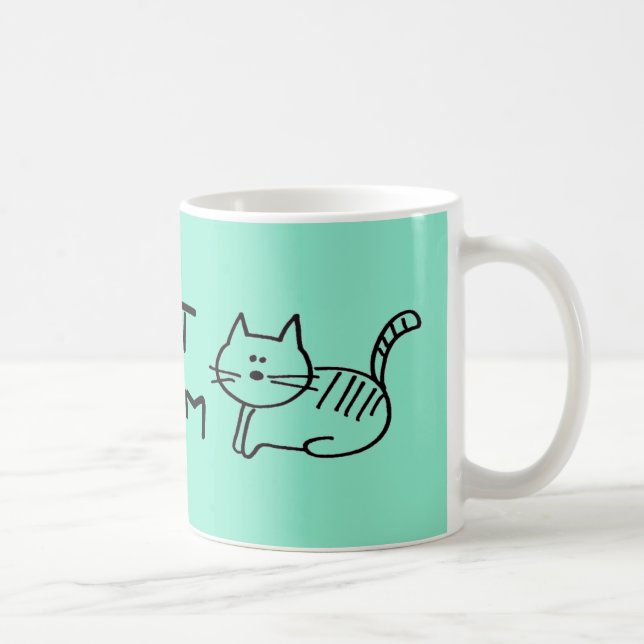 Cat Mom Coffee Mug (Right)