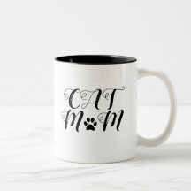 "Cat Mom" Coffee Mug