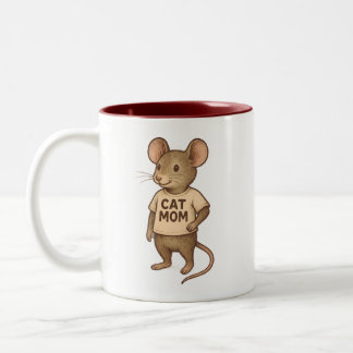 Cat Mom Coffee Mug - Cute Mouse