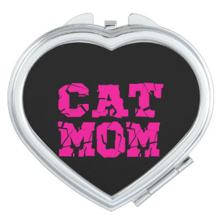 Cat Mom Compact Mirror