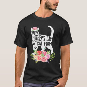 Cat Mom Cute Bunny Siamese Eggs Easter Day T-Shirt