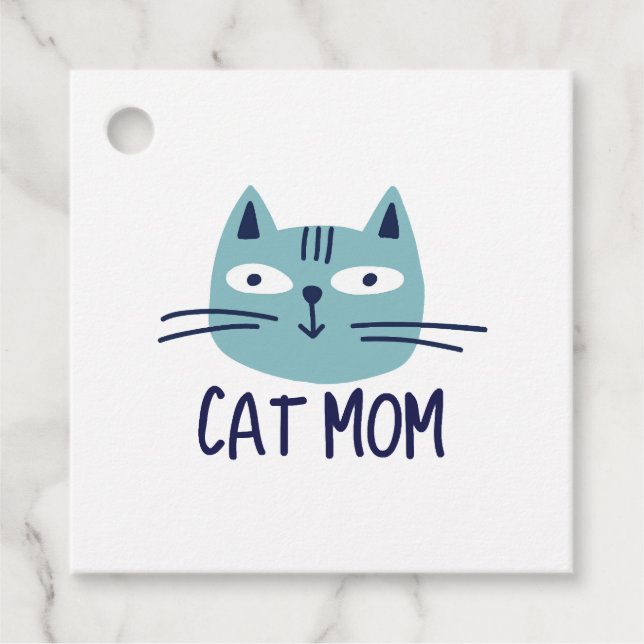 Cat Mom                  Favor Tags (Front)