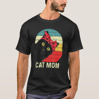 Cat Mom For Cat Mothers Day Cat Mommy T-Shirt