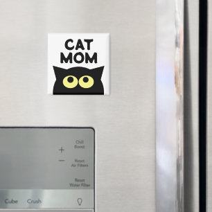 Cat Mom fridge magnet for pet lovers