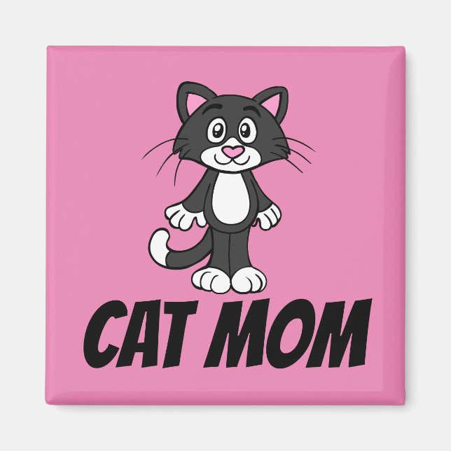 CAT MOM FRIDGE MAGNETS (Front)