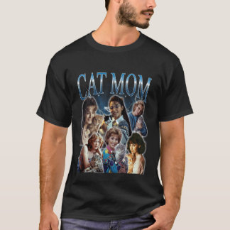Cat Mom Funny Gen Z Dank Meme Bootleg T-Shirt