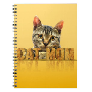 Cat mom gift cat mom shirt best cat mom ever notebook