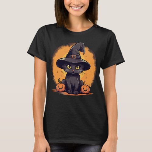 Cat Mom Halloween Kitten T_Shirt