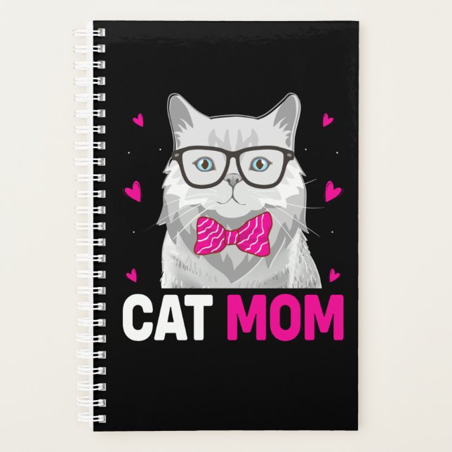 Cat Mom Happy Mothers Day Planner (Front)