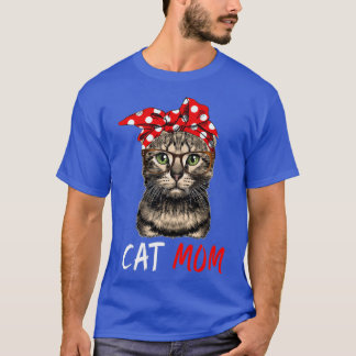 Cat Mom Happy Mothers Day T-Shirt