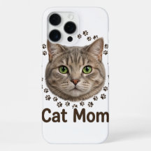Cat Mom iPhone 16 Pro Max Case